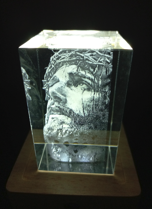 Cristallo 3D personalizzato